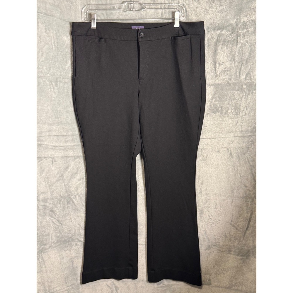 NYDJ Black Petite Bootcut Lift Tuck Technology Pants Size 16P